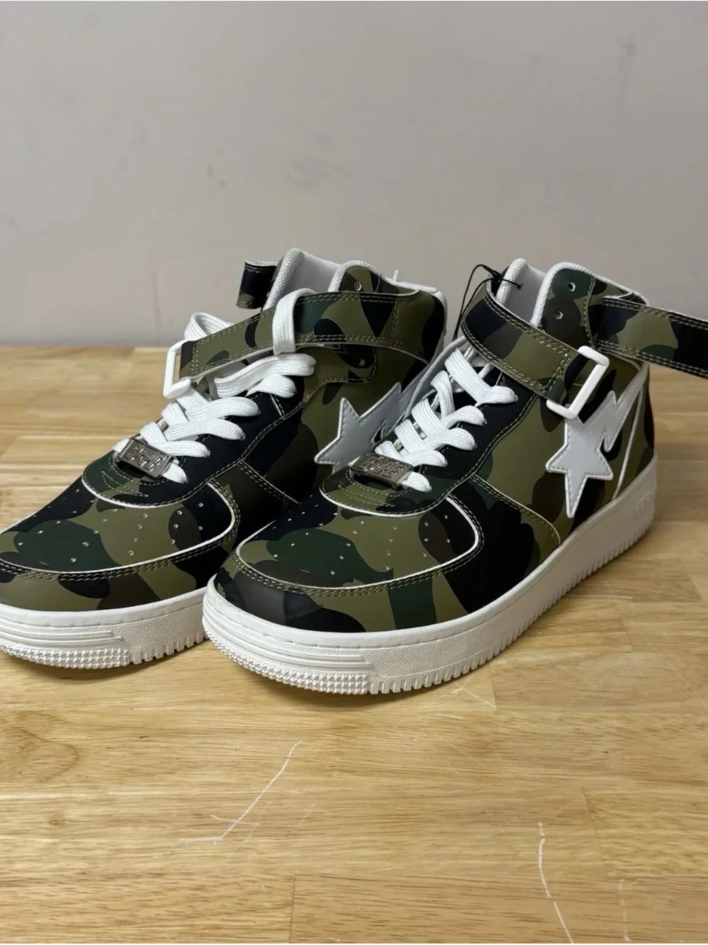 Bape 1st Camo Bapesta Highs Size 10
